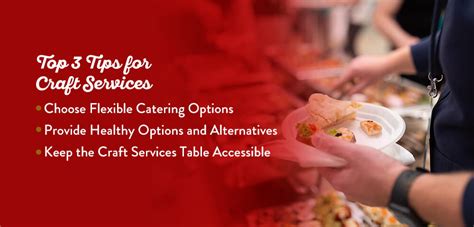 Guide to Craft Services on a Film Set .